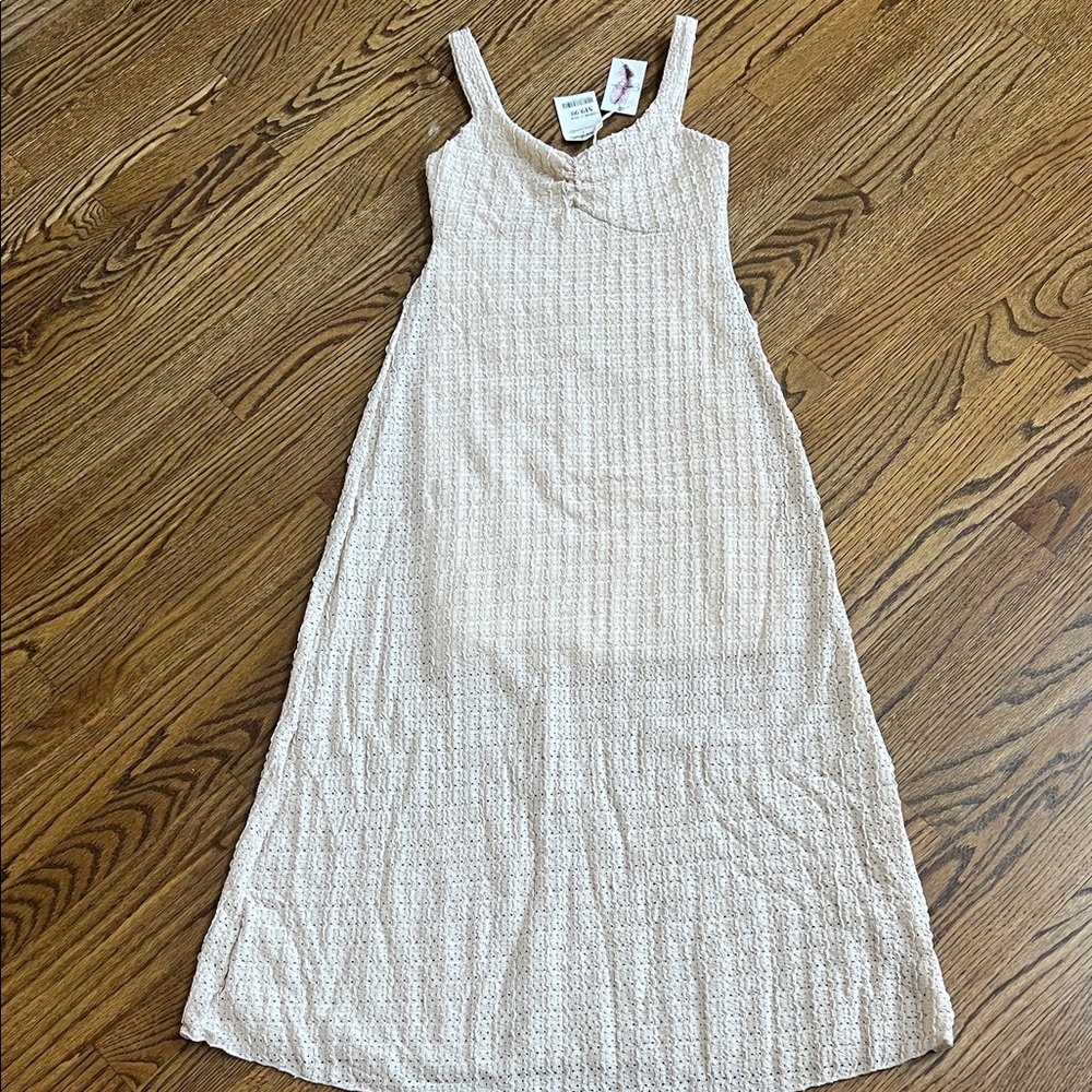 Jessica Simpson NWT Textured Maxi Dress Cottagecore Barbie Romantic Fairycore - Picture 3 of 9